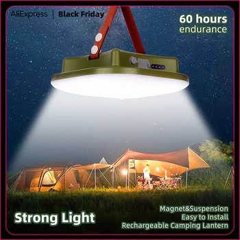 MOSLIGHTING Новый Модернизированный Перезаряжаемый Светодиодный Кемпинговый светильник емкостью 15600 мАч с магнитом, Портативный фонарик, палатка для технического обслуживания, Освещение