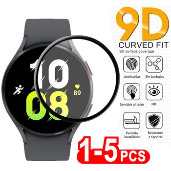 1-5 шт. Мягкая Стеклянная Пленка Для Samsung Galaxy Watch 5 Pro 45 мм watch 5 4 Полноэкранная Защитная Пленка для Galaxy Watch Active 4 2 40 мм 44 мм