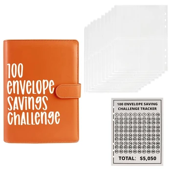 1 комплект 100 конвертов в конверте Простой и увлекательный способ сэкономить более 5050 конвертов наличными