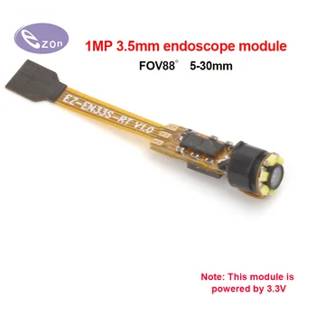 1 МП 3,5 мм USB ультракороткий модуль эндоскопа HD объектив fov88 Автоматический ремонт промышленного трубопровода с регулируемым фокусом EZ-EN33S-RT
