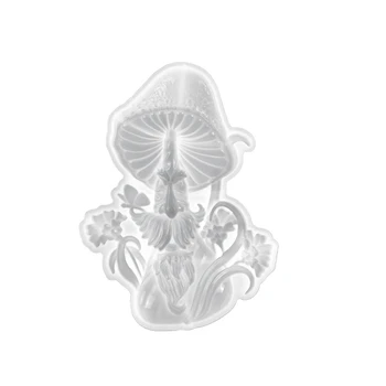1 шт Украшение в виде человека-гриба своими руками Силиконовая форма из хрустальной смолы Эпоксидная форма для литья ручной работы Украшение для дома Ремесло