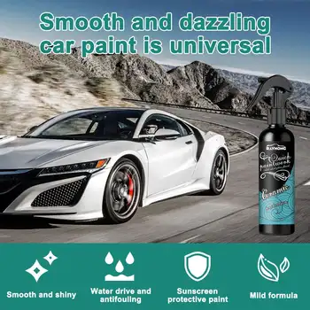 100 мл автомобильного керамического кристаллического покрытия для автокраски Crystal Wax Nano Spray Средство для полировки от царапин Инструменты для ухода за автомобилем