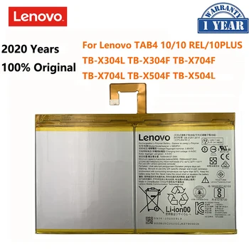 100% Оригинал для Lenovo TAB4 10 REL PLUS TB-X304F TB-X704L TB-X704F TB-X304L TB X504F X504L L16D2P31 Аккумулятор емкостью 7000 мАч