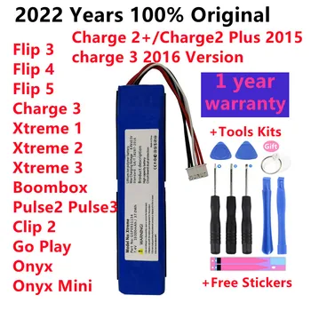 100% Оригинальная Сменная Батарея Динамика Для JBL Charge Flip Pulse Xtreme 1 2 3 4 5 Для Harman Kardon Go Play Onyx Mini Bateria