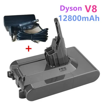 100% Оригинальный Аккумулятор DysonV8 12800 мАч 21,6 В для Литий-ионного Пылесоса Dyson V8 Absolute/Fluffy/Animal перезаряжаемый Аккумулятор