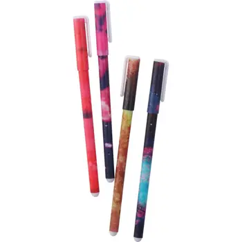 10ШТ Цветных гелевых ручек с чернилами для офиса Поставщики офисных ручек с принтом Звездного неба 0,5 мм Гладкие ручки для письма