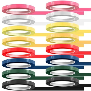 16 Рулонов клейкой ленты для идентификации инструментов, 216 футов / Д X 0,4 дюйма /Вт, Цветная Автоклавная лента - Автоклавируется при температуре 270 ° F (8 цветов)