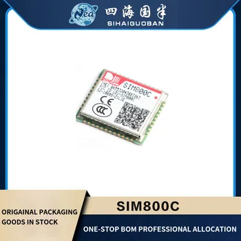 1ШТ Электронные компоненты SIM800A LCC68 SIM800C LCC42 SIM800H LGA LCC68