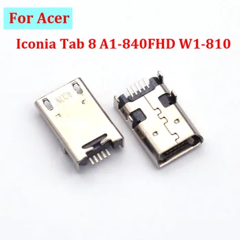 2 шт./лот для Acer Iconia Tab 8 A1-840FHD W1-810 Micro mini USB Зарядка Разъем постоянного Тока Разъем порта замена запасных частей