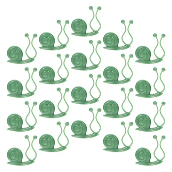 20 шт. крепежный зажим для зеленых растений, вьющихся лоз, крепежный держатель Пластиковые настенные зажимы для