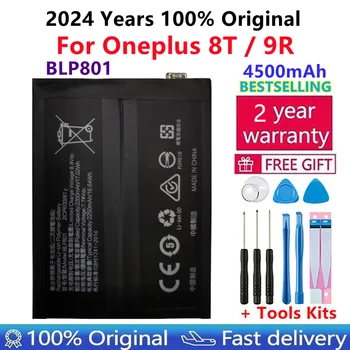 2024 Года Оригинальный Новый Высококачественный Аккумулятор One plus BLP801 Для Телефона Oneplus 8T/9R 4500mAh Сменные Батареи Bateria
