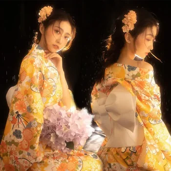 22 стиля кимоно для женщин, японское традиционное кимоно, платье для косплея, юката гейши, летний длинный халат, женская одежда для фотосъемки