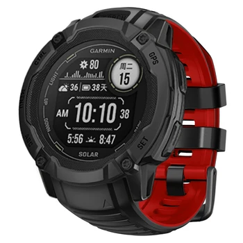26-миллиметровый силиконовый ремешок для часов Garmin Instinct 2X Ремень-браслет для Instinct 2X Аксессуары для ремешка для умных часов Solar Smartwatch