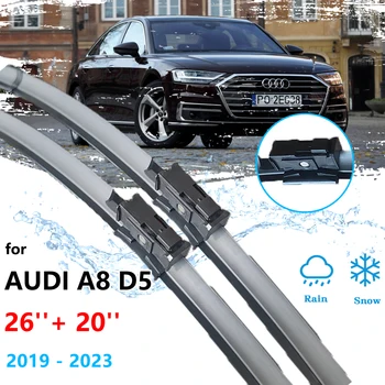 2x Для Audi A8 D5 55 TFSI 2019 ~ 2023 Бескаркасные Щетки Стеклоочистителя Резиновые Щетки Для Чистки Лобового Стекла Автомобильные Аксессуары