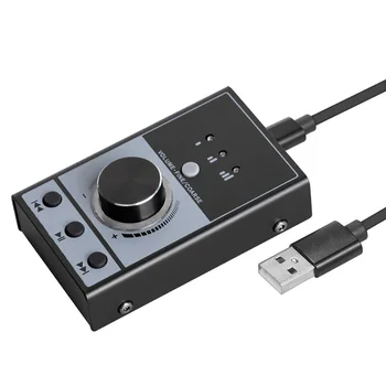 3 режима USB-регулятор громкости компьютера, совместимый с Bluetooth Мультимедийный динамик 5.1 для ПК, внешний регулятор громкости звука, ручка регулировки