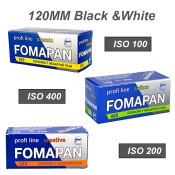 3 рулона оригинальной 120 мм черно белой негативной пленки FOMAPAN 100 ISO 100 200 400
