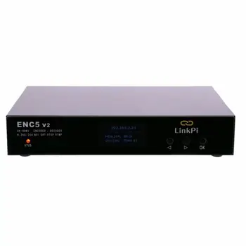 5-канальный HD-кодер HD to IP 3X4 K или 5-канальный 1080P H265 H264 4KHotel IPTV catv TV system NDI HD Encoder
