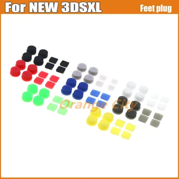5 комплектов для нового 3DS XL LL 8 В 1 Корпус корпус винтовые ножки крышка для НОВОГО 3DSLL/3DSXL винтовые резиновые ножки пылезащитная заглушка