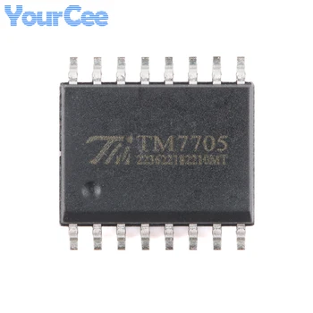 5 шт. TM7705 (широкофюзеляжный) SOP-16-300Mil 16-битный чип преобразования A / D, Форма для цифрового преобразователя IC