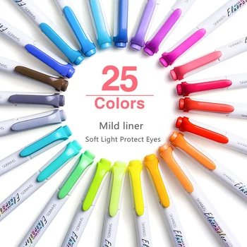 5 шт./компл., милая цветная флуоресцентная ручка, высококачественная японская креативная ручка-маркер, ручки для дневника, кавайные товары для рукоделия