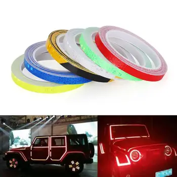 6 цветов ленты для обода мотоцикла, светоотражающие наклейки на колеса, виниловые наклейки для мотоциклов, светоотражающие наклейки