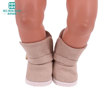 7-сантиметровая обувь для куклы подходит для 43-сантиметровой куклы baby new born и американской куклы зимние ботинки кроссовки кожаные туфли