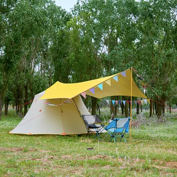 Asta Gear Портативный Тент для пирамидальной палатки Солнцезащитный козырек Водонепроницаемая палатка Velarium для пикника на открытом воздухе на пляже