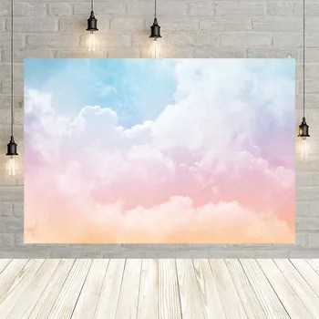 Avezano Beauty Sky Clouds, фон для фотосъемки на день рождения детей, баннер для душа новорожденного, фон для фотосессии, фотостудия