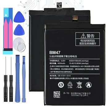 BM47 BM 47 4100mAh Аккумулятор Для Xiaomi Redmi 3S 3X Redmi 4X Redmi 3 /3pro BM47 Сменные Батареи + Инструменты