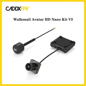 Caddx Walksnail Avatar HD Nano Kit V3 (с кабелем длиной 14 см) 1080P/60 кадров в секунду 4:3 встроенный сенсор 32G память 500 МВт