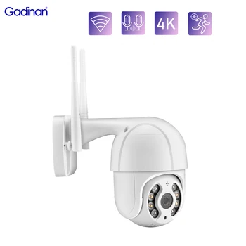 Gadinan 4K 8MP PTZ IP-Камера Аудио Защита Безопасности WiFi Камера Автоматического Отслеживания Наружного Искусственного Интеллекта Обнаружение Человека P2P Видеонаблюдение