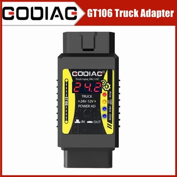 Godiag GT106 Адаптер для тяжелых грузовиков 24V-12V для X431 для Диагностики грузовых автомобилей с Преобразователем мощности