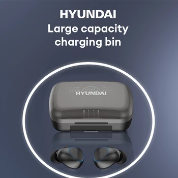 HYUNDAI Original HY-T18 True Wireless Наушники-Вкладыши Bluetooth Гарнитура С Длительным Сроком службы Игровые Спортивные Наушники 2023 Новинка