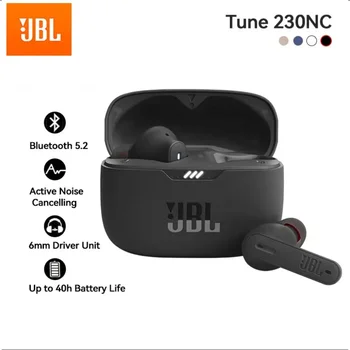 JBL Tune 230NC TWS Беспроводные наушники Bluetooth с шумоподавлением Стерео наушники с чистыми басами Водонепроницаемые наушники Smart Sport