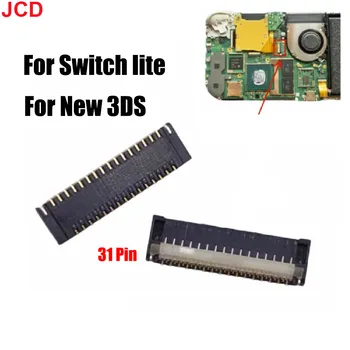 JCD 1шт Для Switch Lite Слот для игровых карт Держатель Кабеля Для Гнезда NS Lite 31PIN Для Нового Держателя Кабеля Динамика 3DS Гнездо с зажимом FPC