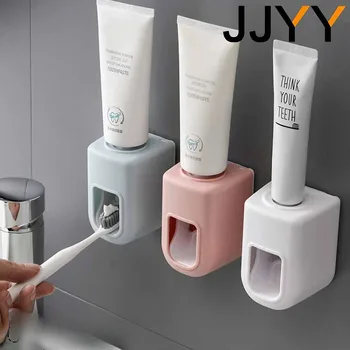 JJYY Автоматический Дозатор зубной пасты Настенное Крепление Аксессуары Для ванной Комнаты Водонепроницаемая Соковыжималка для зубной пасты Инструменты для зубных щеток