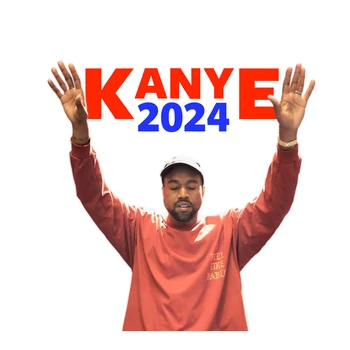 Kanye 2024 Развевающиеся флаги, баннер для украшения общежития колледжа 90x150, бесплатная доставка