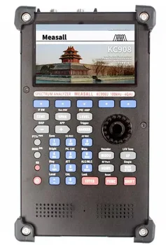 KC908V 100 кГц-6 ГГц Ручной генератор сигналов в режиме реального времени Мониторинг приемника Анализатор спектра Измерение напряженности поля