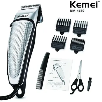 Kemei Edge Pro Проводная Машинка для стрижки бороды для мужчин, Триммер для подкрашивания Окантовки Бороды, набор для детализации ухода за волосами, Машинка для стрижки волос