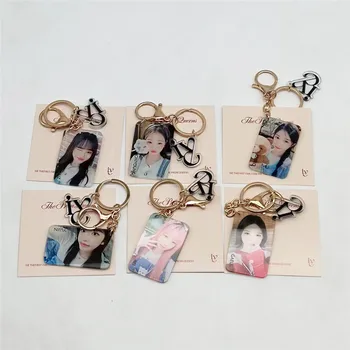Kpop 1 шт Акриловый Брелок Для ключей IVE Photo Yujin Gaeul Wonyoung LIZ Rei Leeseo Bag AccessoriesGift Collection