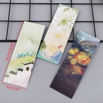 M17F 30шт для креативных китайских бумажных закладок, открыток для рисования в стиле Ретро