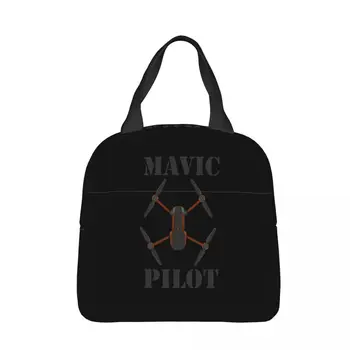 Mavic Pilot Dji Изолированная сумка для ланча Термосумка Многоразового использования Большая Сумка-тоут Ланч-бокс Bento Pouch School Outdoor