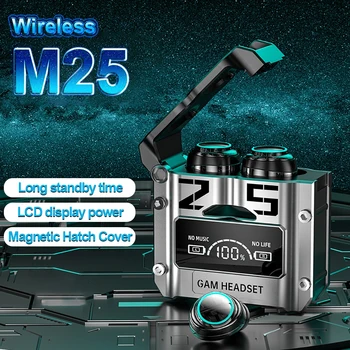 Origina M25 Беспроводные наушники TWS Bluetooth 5.3, гарнитура для звонков Slide HD с микрофоном, музыкальные спортивные наушники с шумоподавлением.