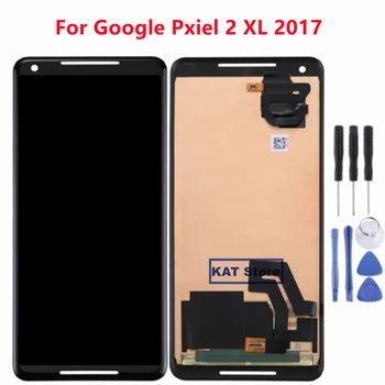 P-OLED для Google Pixel 2 XL Pixel2 XL 2017 ЖК-дисплей Сенсорный экран Дигитайзер Полная замена сборки
