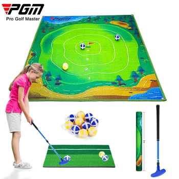 PGM DJD040 Изготовленный на заказ коврик для мини-гольфа с подвесной доской для игры в дартс, тренажер для игры в гольф на открытом воздухе, коврик для игры в гольф