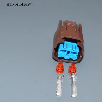 shhworldsea 2pin 2,0 мм пластиковый разъем для автоэлектрика, штекер жгута проводов, кабель, водонепроницаемый разъем 6189-0593