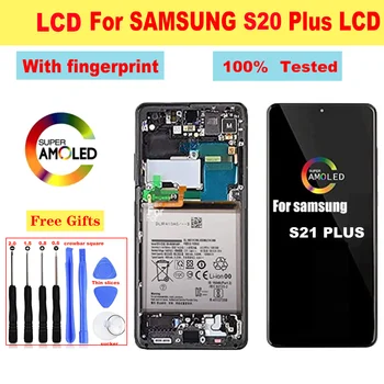 Super AMOLED Для Samsung Galaxy S20 Plus ЖК-дисплей С Рамным Дисплеем, Сенсорный Экран, Дигитайзер Для s20 + SM-G985A, G985F/DS LCD