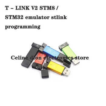 T LINK Stlink ST-Link V2 Mini STM8 STM32 Симулятор Загрузки Программатора Программирование С Крышкой DuPont Cable ST Link V2