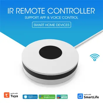 Tuya Smart WiFi IR Remote Control Hub WiFi + 433 Для Alexa Кондиционер ТЕЛЕВИЗОР беспроводной Инфракрасный Универсальный пульт дистанционного управления