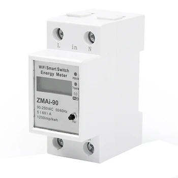 Tuya WIFI Smart Switch Счетчик энергии Телефон Smart Remote Meter Переключатель Таймер Мощность Ваттметр Напряжение Текущий монитор
